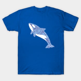 Zen Mandala Orca Whale T-Shirt